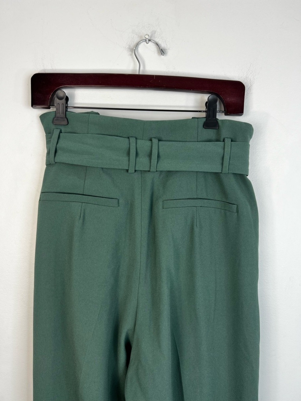 Aritzia Babaton old money high rise cropped wide leg paper bag waist trousers 8 - Picture 6 of 13
